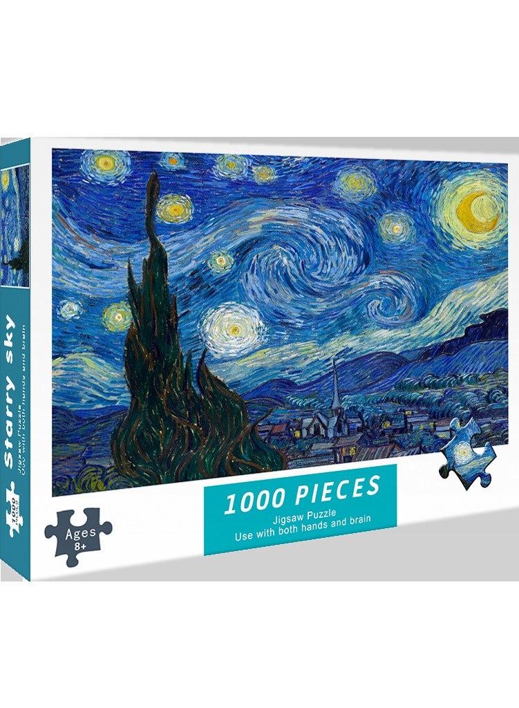 Adult Puzzle 1000 Pieces Paper Puzzle Educational Intellectual Stress Reduction DIY Big Puzzle Toy Cute Healing Boy Girl Gift - Image 2